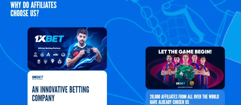 Benefits of Joining Partners 1xBet