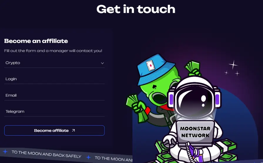 Moonstar Network Become an affiliate