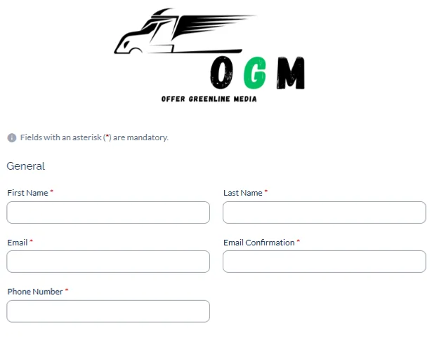 Offer GreenLine Media Sign Up